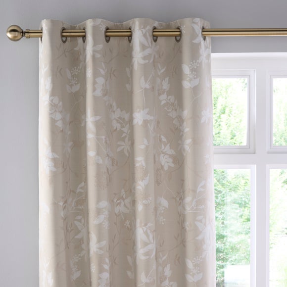 Chinoiserie Jacquard Eyelet Curtains