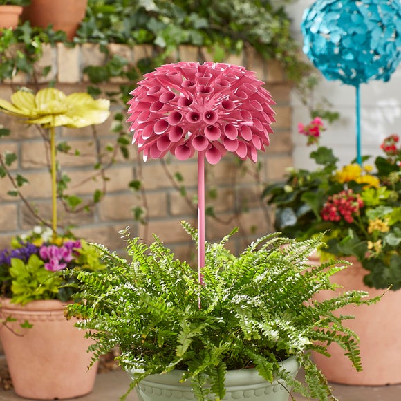 Click to view product details and reviews for Sophie Robinson Pompom Dahlia Garden Stake. Click to view product details and reviews for Sophie Robinson Pompom Dahlia Garden Stake.