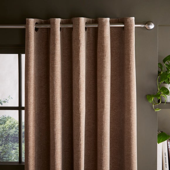 Luxe Textured Chenille Eyelet Curtains