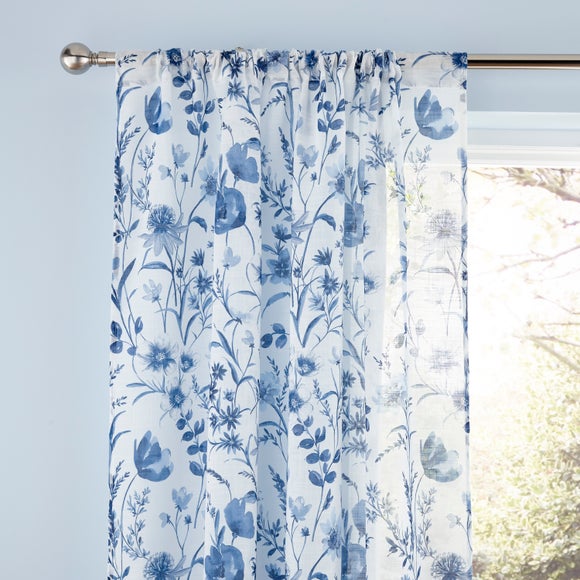 Foxley Print Slot Top Voile Panel