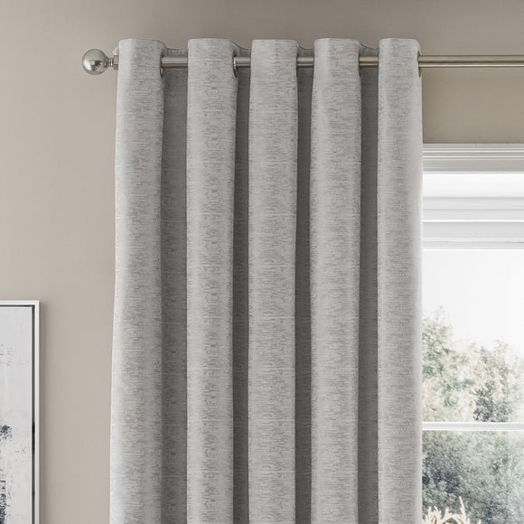 Abstract Texture Blackout Eyelet Curtains