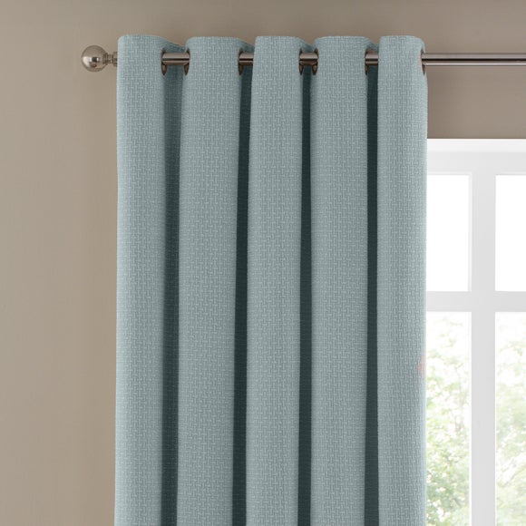 Alayna Chenille Eyelet Curtains (Blackout Available)