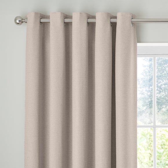 Elinor Woven Blackout Eyelet Curtains