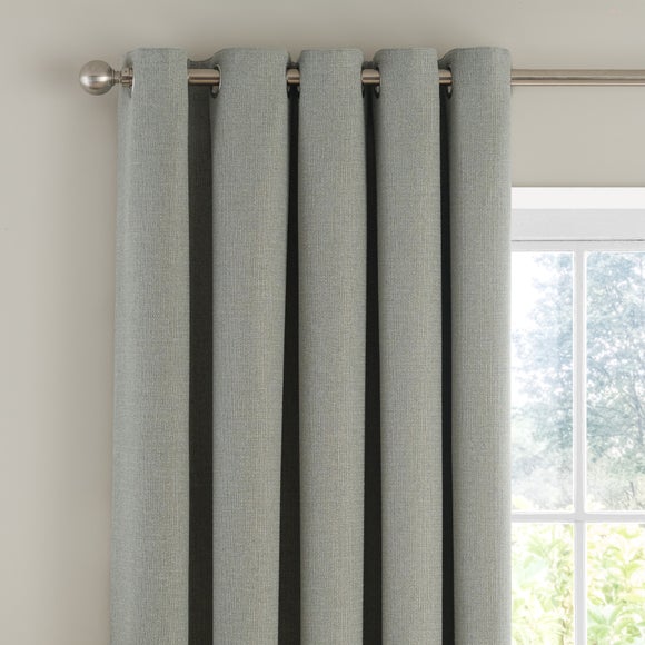 Elinor Woven Blackout Eyelet Curtains