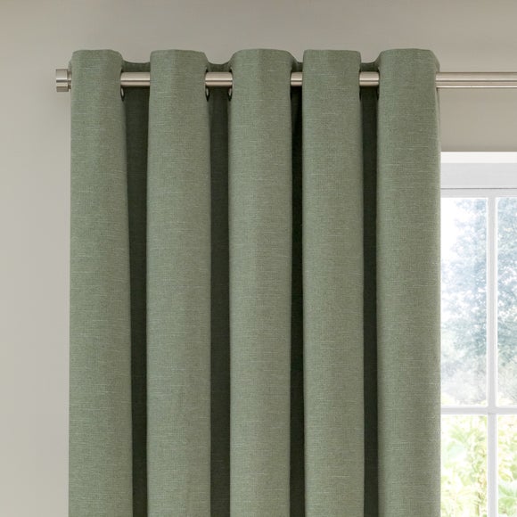 Calista Eyelet Curtains (Blackout Available)