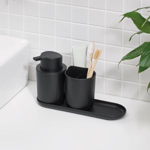 Reborn Bathroom Storage Tray- Small Caddy & Soap Dispenser