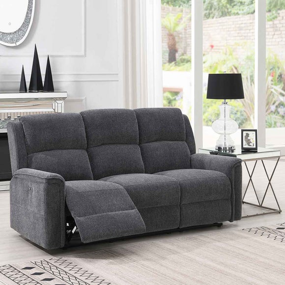 Click to view product details and reviews for Dartmoor Chenille Power Recliner 3 Seater Sofa.