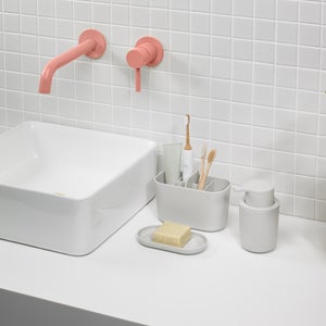 Reborn Large Bathroom Caddy- Soap Dispenser & Soap Dish