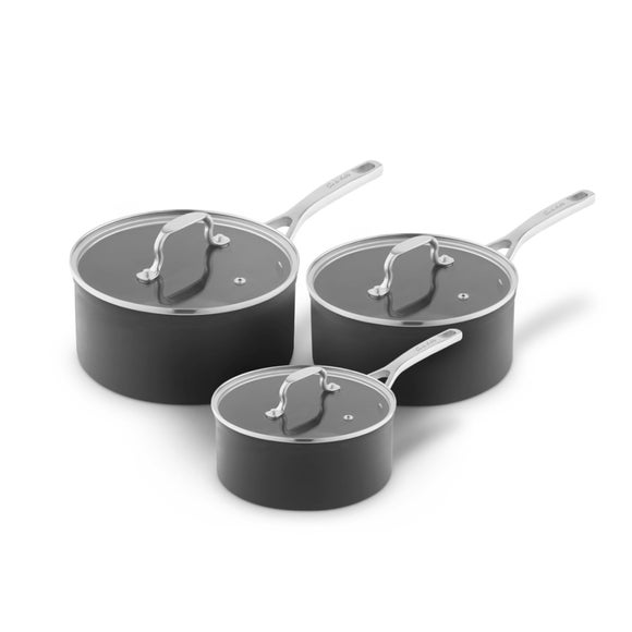 Click to view product details and reviews for Sur La Table Core 3 Piece Saucepan Set.