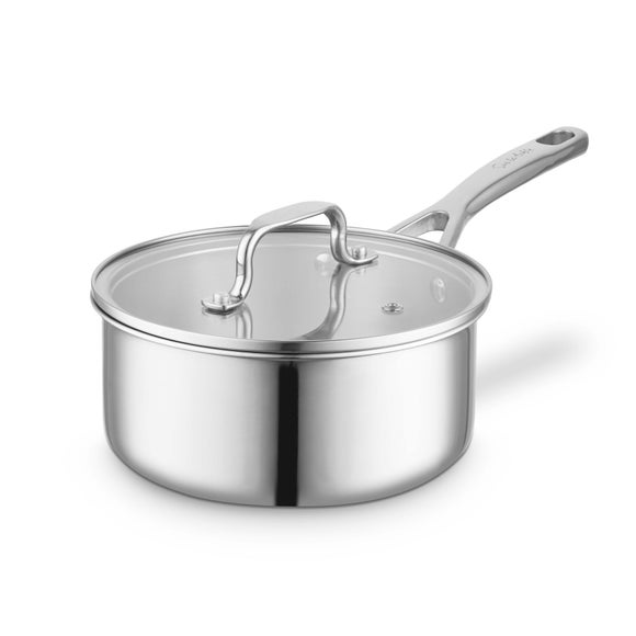 Click to view product details and reviews for Sur La Table Triply Saucepan With Lid 20cm.