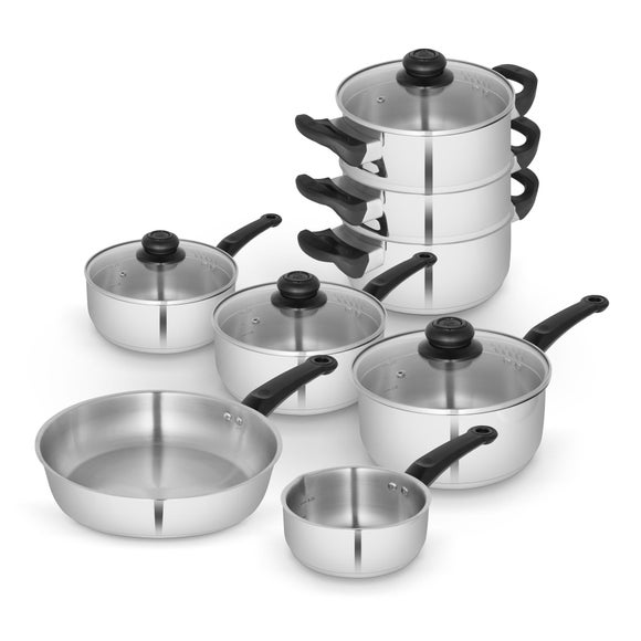 Click to view product details and reviews for Swan Townhouse 8 Piece Cookware Set.