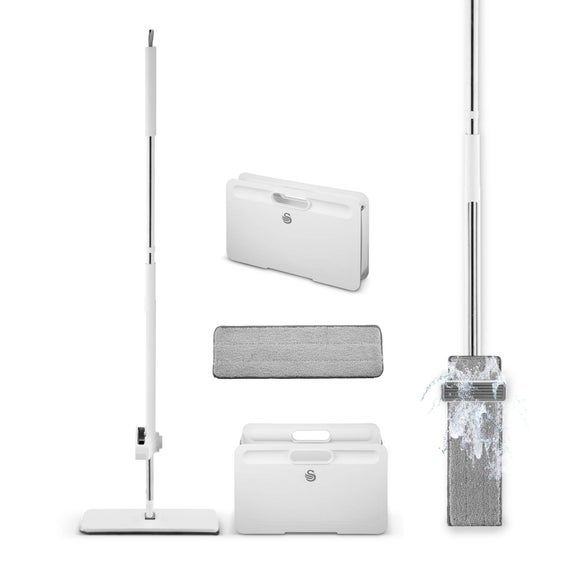 Click to view product details and reviews for Swan Elevate Flat Mop And Bucket.