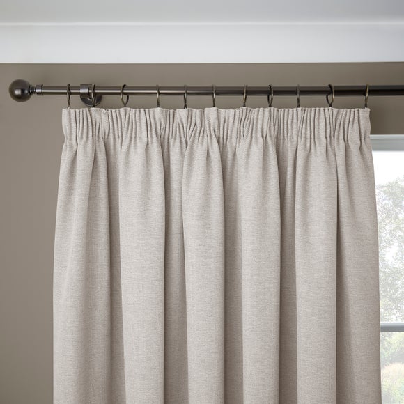 View Blake Thermal Pencil Pleat Curtains View Blake Thermal Pencil Pleat Curtains