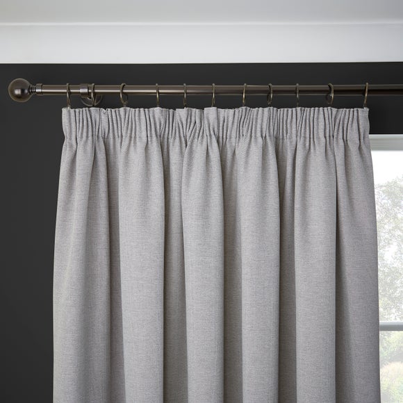 View Blake Thermal Pencil Pleat Curtains View Blake Thermal Pencil Pleat Curtains