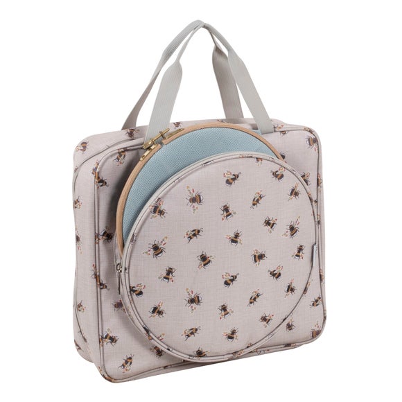 Hobby Gift Bee Project Bag with Hoop Storage