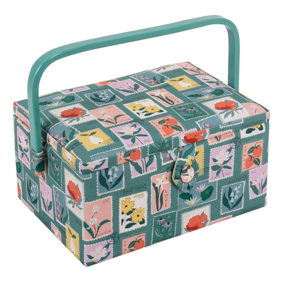 Click to view product details and reviews for Hobby Gift Medium Embroidered Stamps Sewing Box.