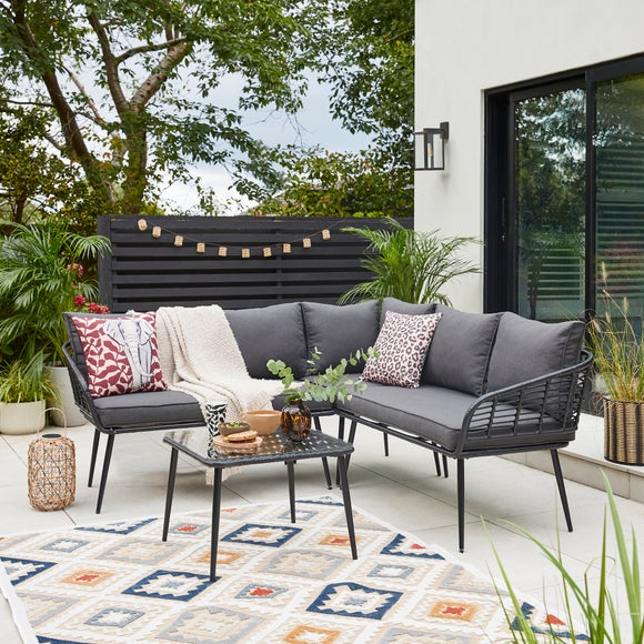 Singapore 6 Seater Corner Garden Sofa Set