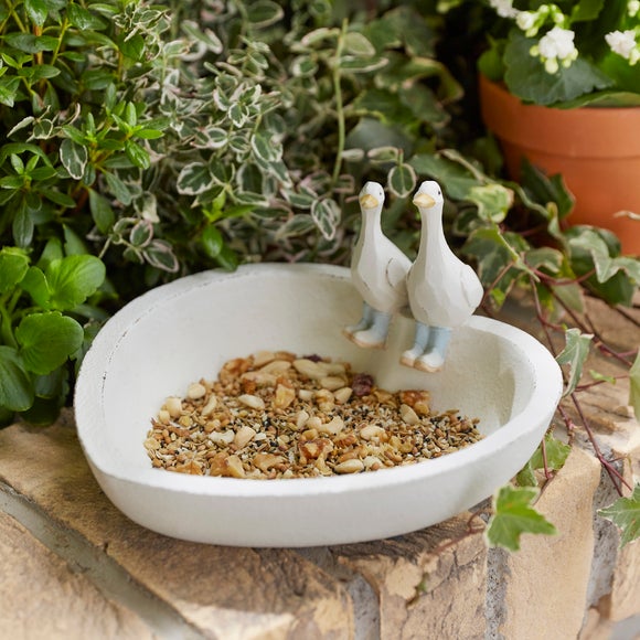 Duck Heart Shaped Bird Feeder