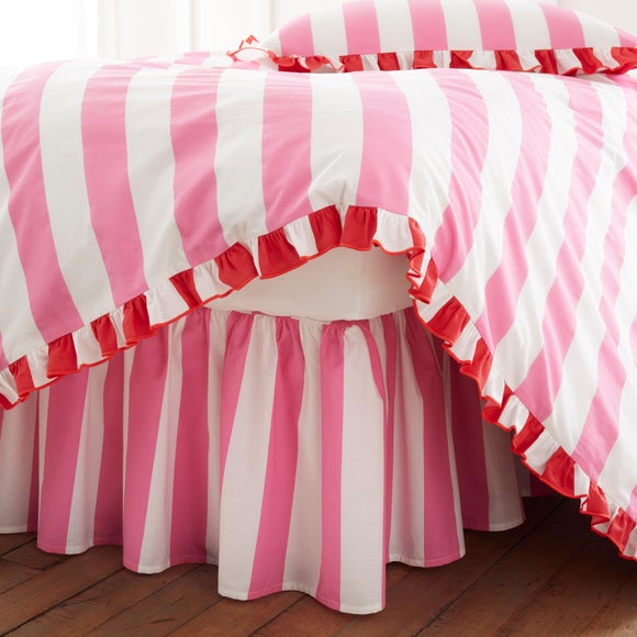View Emmy Frilled Stripe 100 Cotton Valance View Emmy Frilled Stripe 100 Cotton Valance