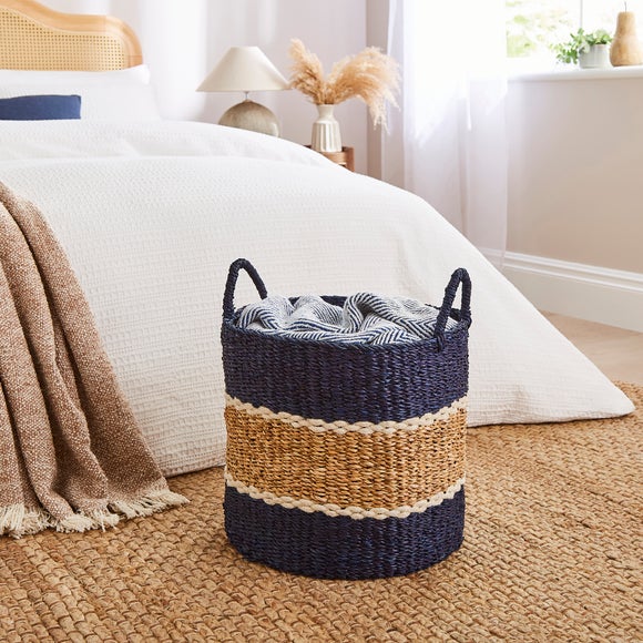 Striped Storage Basket
