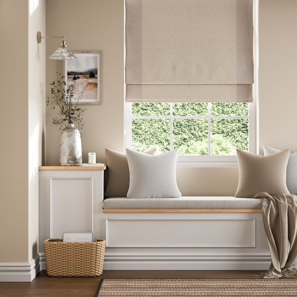 Click to view product details and reviews for Luna Bordered Easy Chain Blackout Roman Blind.