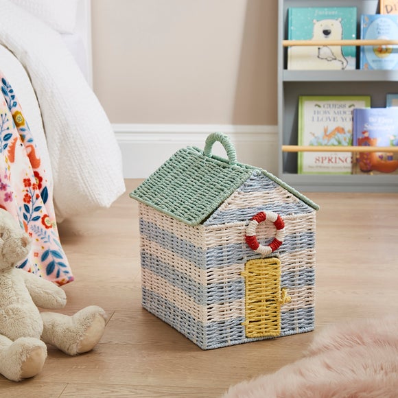 Beach Hut Storage Basket