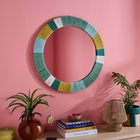Sophie Robinson String Framed Round Wall Mirror