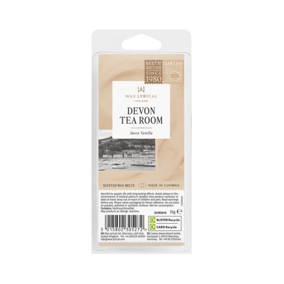 Devon Tea Room Sweet Vanilla Wax Melts