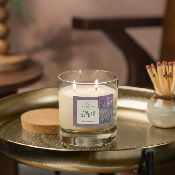 English Garden Aromatic Lavender Multi Wick Candle