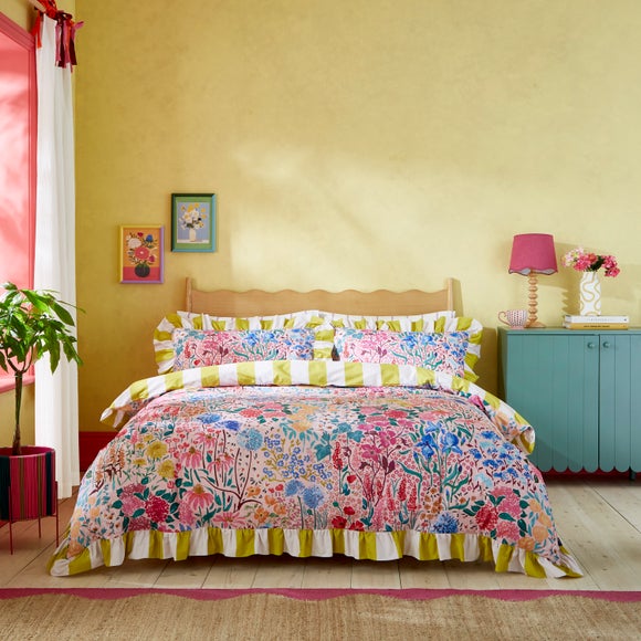 Click to view product details and reviews for Sophie Robinson Sunset Flowers 100 Cotton Duvet Cover Pillowcase Set. Click to view product details and reviews for Sophie Robinson Sunset Flowers 100 Cotton Duvet Cover Pillowcase Set.