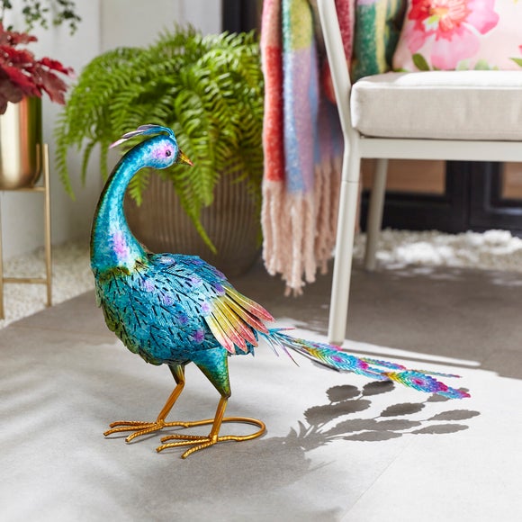 Metal Peacock Garden Décor