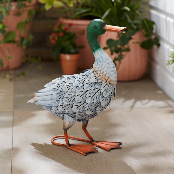 View Metal Duck Garden Décor View Metal Duck Garden Décor