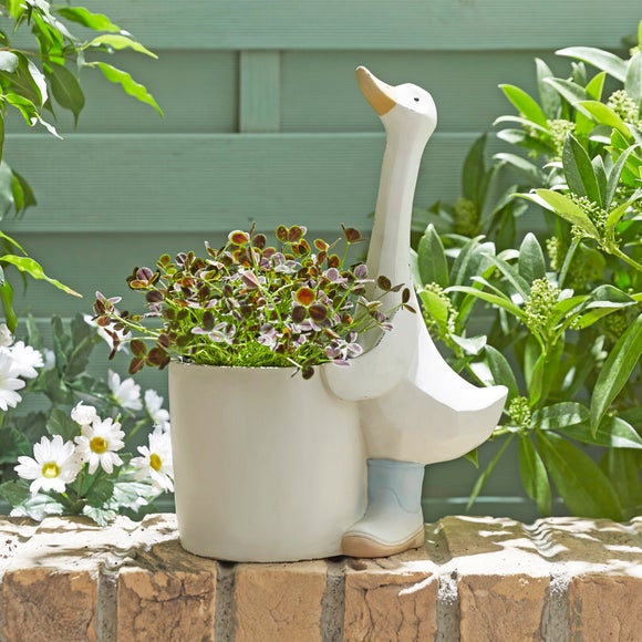 Darcy Duck Plant Pot
