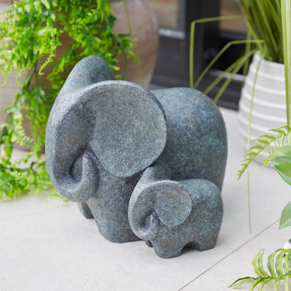 Elephant Mummy and Baby Onament