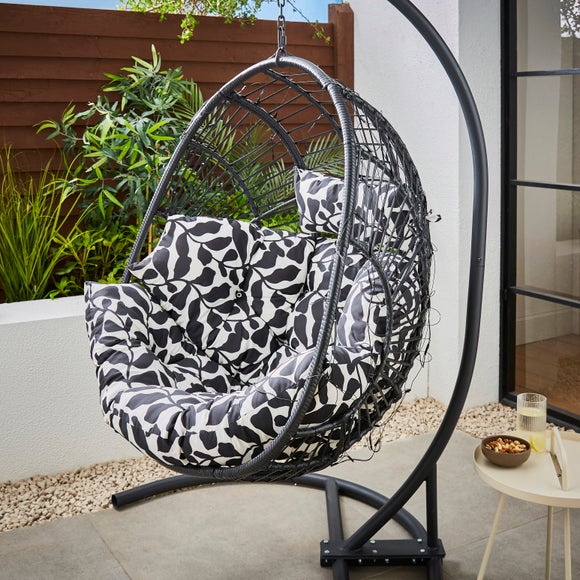 Replacement Flori Pattern Egg Chair Cushion