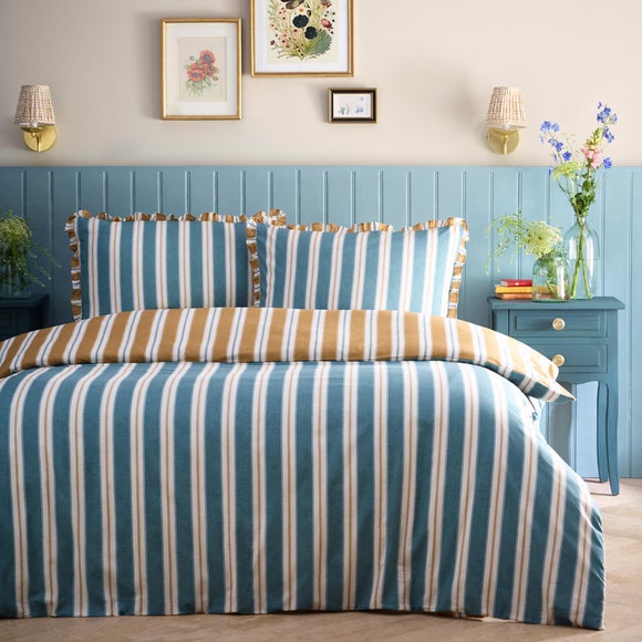 Click to view product details and reviews for Appletree Eloise Stripe 100 Cotton Duvet Cover Pillowcase Set. Click to view product details and reviews for Appletree Eloise Stripe 100 Cotton Duvet Cover Pillowcase Set.