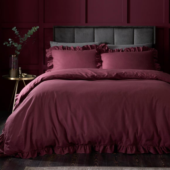 Photo 1 of Appletree Cassia Frill 100 Cotton Duvet Cover & Pillowcase Set Photo 1 of Appletree Cassia Frill 100 Cotton Duvet Cover & Pillowcase Set