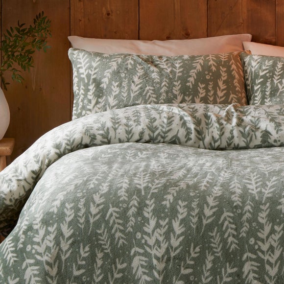 Photo 2 of Fusion Winter Foliage Duvet Cover & Pillowcase Set