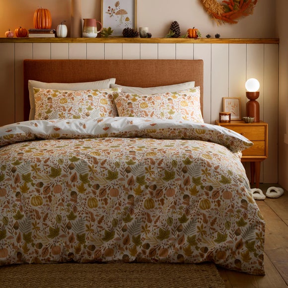 Photo of Dreams & Drapes Autumn Foliage Polycotton Duvet Cover & Pillowcase Set Photo of Dreams & Drapes Autumn Foliage Polycotton Duvet Cover & Pillowcase Set