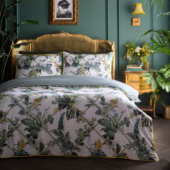 Laurence Llewelyn-bowen Cotswold Fantasia 100 Cotton Duvet Cover & Pillowcase Set