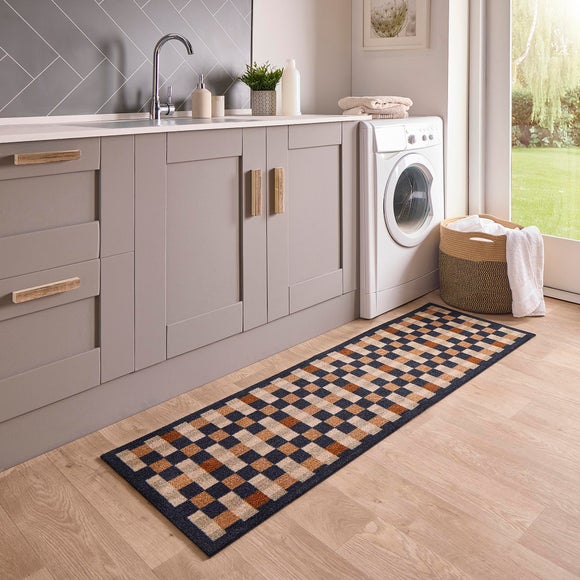 Click to view product details and reviews for Marvel Printed Checkerboard Washable Runner.