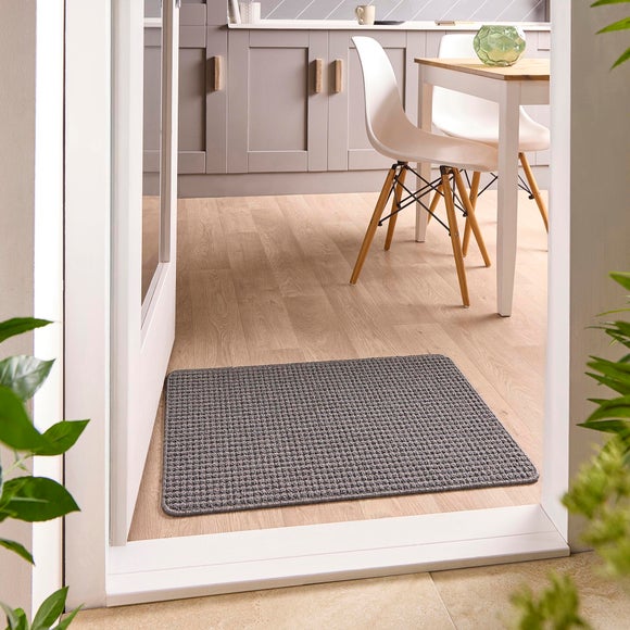 Marvel Boucle Hi Low Textured Washable Mat