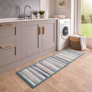 Marvel Printed Abstract Stripe Washable Runner