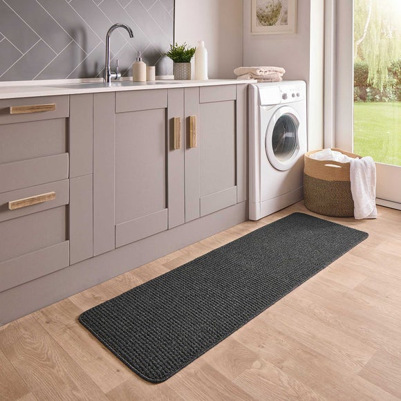 Marvel Boucle Hi Low Textured Washable Runner