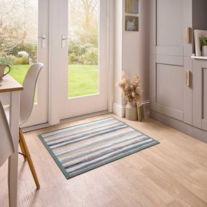 Marvel Printed Abstract Stripe Washable Mat
