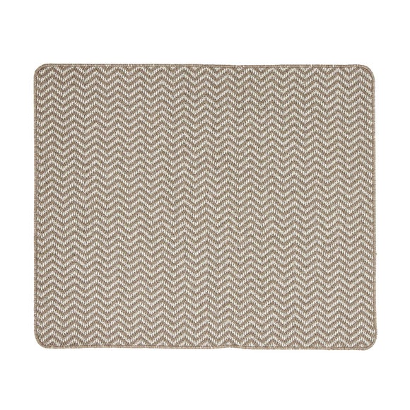 Photo 3 of Marvel Boucle Hi Low Herringbone Washable Mat