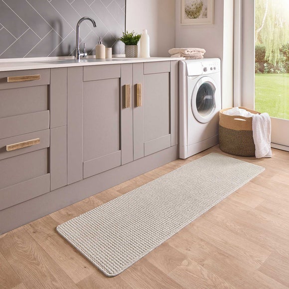 Marvel Boucle Hi Low Textured Washable Runner