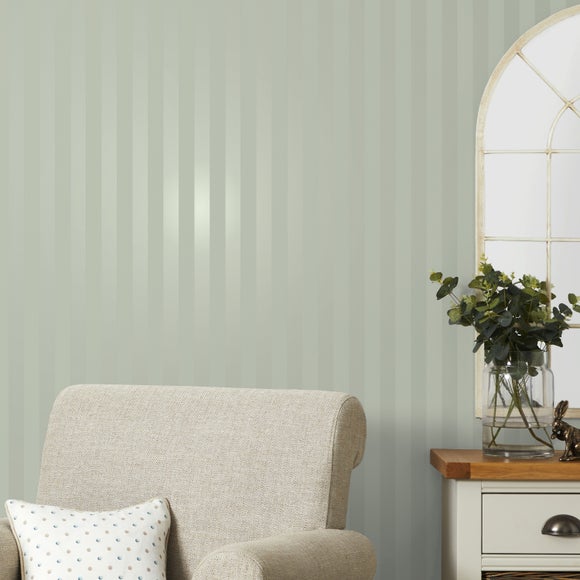 Pearl Stripe Wallpaper