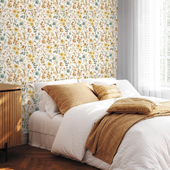 Foxley Floral Wallpaper