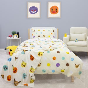 Pokemon Character Duvet Cover & Pillowcase Set